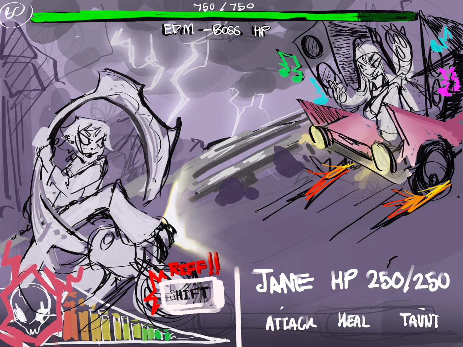 UI and Battle Layout